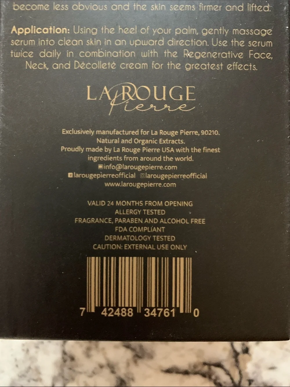 Obsidian Collection Regenerative Face, Neck & Décolleté Serum